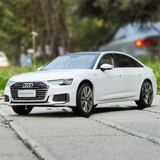 跃纪生（YUEJISHENG）原厂一汽大众新款 1:18 A6合金模型2019车模 仿真车模汽车模型 2019款 奥迪A6L 白色