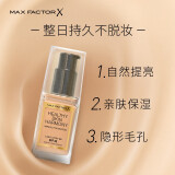 蜜丝佛陀（Max Factor）奇迹莹润养肤烟酰胺粉底液45号 暖杏色 补水保湿干皮滋养遮瑕