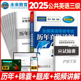 未来教育2025年全国英语等级考试教材配套试卷三级历年真题详解习题库公共英语PETS-3考试用书