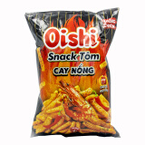 上好佳酱烤辣虾条110g 袋装 越南进口 办公室小吃 膨化休闲零食
