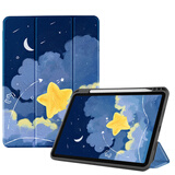 zoyu iPad Air8保护套带笔槽11英寸2026新款M4芯片适用苹果Air7保护壳6平板2025三折air5卡通可爱全包 星辰与月【配钢化膜】 2026/2025款Air8/7/6【11英寸】