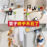 首力 空调管道遮挡装饰包水管遮丑暖气燃气管手工DIY创意装饰美化 【棕色50米】趴趴熊*2+小花*16 带胶水