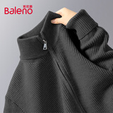 班尼路（Baleno）男士针织衫秋冬季加厚休闲保暖双头拉链毛衣男外套宽松线衣打底衫