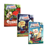 【进口原版】哈吉斯和坦克3册送音频 Haggis and Tank Unleashed 学乐大树系列桥梁章节书Scholastic Branches 英语学习推荐课外读物 6-12岁美国学乐出版社