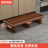 冬鹰匠搭脚凳长条板凳木头矮凳实木办公室脚踏台阶脚踏板垫脚板阳台增高 长宽高60*30*9厘米