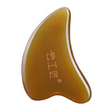 云工匠 牛角刮痧板脸部眼部刮痧按摩板女颈部全身通用 面部刮板厚款0.7cm
