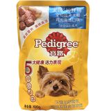 宝路湿粮妙鲜包犬粮牛肉鸡肉鸡肝高汤口味妙鲜包整盒 宝路成犬妙鲜包鸡肉100g*24包