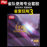 红双喜狂飚3省狂NEO蓝海绵专业队反胶省队专用套胶有机橙海绵无机省套 【橙海绵】39°2.2mm红