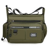 嘉禾生活中老年男士背包生意收钱包休闲男士包包商务横款单肩斜挎背包男包