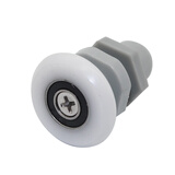 斯柯雅老式淋浴房滑轮 老款整体浴室金属包边玻璃门轮子单轮 淋浴房配件 直径25mm