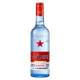 红星二锅头白酒 蓝瓶纯粮8绵柔 清香型粮食酒 北京产地整箱送礼 53度 750mL 1瓶