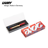 凌美（LAMY）钢笔礼盒 ABC系列小学生 三年级用笔涂鸦绘画 儿童礼物节日送礼 红色