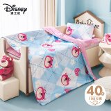迪士尼（Disney）幼儿园被子六件套（三件套+枕头芯+被芯+床垫）女孩入园草莓熊