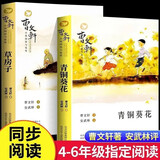 【全2册】草房子+青铜葵花 曹文轩小说阅读与鉴赏 摘选儿童文学青少年版中小学生课外阅读书籍