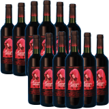 伊卡偌斯西班牙原酒进口红酒赤霞珠干红葡萄酒13.5度 红酒整箱装750ml*12瓶