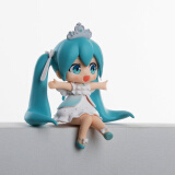 寿屋初音未来Q版公仔手办 MIKU GK粘土模型动漫周边送礼车载摆件玩具 抱抱小公主初音【7CM】