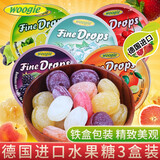 woogie综合水果味糖果200g*3盒德国进口食品喜糖硬糖水果糖糖果 野莓味200g*3盒
