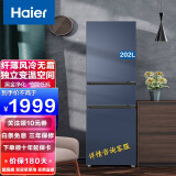 海尔（Haier）冰箱 风冷无霜 冰箱小型家用 自动除霜 节能静音【新 218升 218WGHC3R9B9