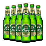 泰象（Chang Beer）泰国原装进口 双象象牌 泰国大象啤酒 咖啡拉格啤酒瓶装整箱 泰象啤酒320ml*6瓶