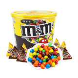 德芙（Dove）巧克力礼盒装碗装丝滑牛奶榛仁香浓黑白巧克力万圣节520礼物零食 混合口味MM豆分享桶270g 【收藏加购 优先发货】