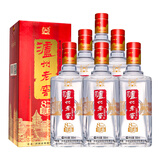 泸州老窖 八年窖头曲 流金版 浓香型白酒 52度500ml*6瓶 送礼整箱装