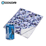 coolcore° 美国麦迪冷感运动毛巾吸汗速干男女篮球跑步健身降温擦汗腕巾夏 蓝紫五星网
