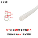 格林钛德TPE塑钢平开门窗密封条内外开窗户皮条胶条防风保暖保温抗冻O型 O型白色 1米价