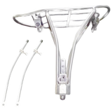 大行（DAHON）自行车配件单车后座架16-20寸车货架P8K3公路车可调行李架尾架 银色碟刹货架