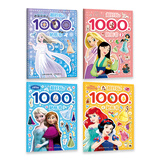 超好玩的1000个贴纸书 女孩版 （迪士尼公主1、2/冰雪奇缘1、2）（4册套装）