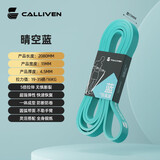 CALLIVEN弹力带健身男阻力带拉力带力量训练拉力绳引体向上辅助带女弹力绳 16KG/35磅/蓝 防断加厚加宽