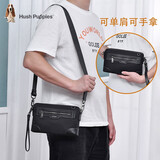 暇步士（Hush Puppies）单肩包男单肩斜挎包多功能两用手拿包男士小挎包休闲手包斜肩 单肩包手包两用