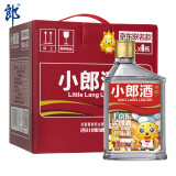 郎酒 精酿小郎酒 联名款 浓酱兼香型白酒 45度100ml*6瓶 整箱装