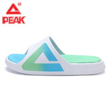 匹克（PEAK）态极拖鞋男女鞋桂林山水配色夏季新款运动凉拖轻便外穿沙滩拖鞋 大白/翠绿/白蓝 43