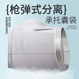 维尼玛希（VeniMasee）枪弹分离内裤精s静i脉曲张男士阴囊托内裤青年提睾底裤平角裤裤衩 银灰(217) L建议体重100-130斤