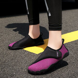 克卜勒夏季新款室内运动鞋男女健身鞋深蹲硬拉训练鞋跳操跳绳瑜伽女士跑步机专用鞋 黑紫 37