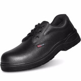 壮康防砸款安全鞋2001夏季透气防臭防砸保护足趾安全工作鞋真牛皮钢包头劳保鞋 41码