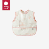 bc babycare宝宝吃饭罩衣饭兜罩衫儿童围兜画画反穿衣防水防脏围裙 无袖罩衣-拉普纳飞鹿 73码(6-12个月，适合68-75cm)