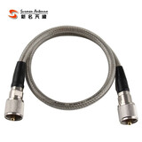 SUR MEN ANTENNA新名 50-5 M公-N公测试接驳跳线基地台/驻波表连接线 M公-M公 0.5m