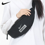 NIKE耐克腰包运动斜挎包潮INS男包女包户外多功能单肩胸包跑步轻巧随身收纳小包 【黑色】DC4474-010