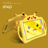 冉阅 2018 iPadAir2保护套mini5平板10.2硅胶2020款ipad8全包苹果爱派卡通 皮卡丘【单套】 iPad Mini4(7.9英寸)