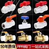 顶建ppr水管配件水管接头ppr水管配件阀门全塑球阀门开关 ppr阀门 20(4分)平口热熔阀