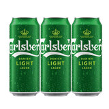 嘉士伯（Carlsberg） 特醇啤酒 500ml*3听