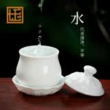 供水杯观音圣水杯佛堂佛前供杯敬神杯净水杯陶瓷家用佛具用品 小号 圣水杯 一个