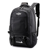 酷咖旅行包男双肩包 65升大容量防划耐磨背包 户外多功能登山包出差旅 黑色