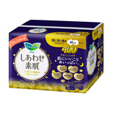 乐而雅花王进口F透气棉柔纤巧超长量多夜用卫生巾40cm7片姨妈巾京东自营