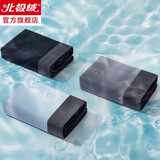 北极绒【3条装】男士冰丝内裤男平角运动透气内裤中腰短裤衩四角裤 冰丝无痕款 冰丝无痕款 3条 XL （推荐100-135斤）