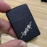 金属煤油打火机防风 复古老式砂轮火机 个性定制刻字 礼物 黑磨砂 黑磨砂--个性签名--付款后告诉客服 升级版【133ML油+火石棉芯】