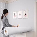 浪漫满屋墙纸自粘学生卧室装饰翻新贴纸墙纸防水防潮背景墙纸壁纸翻新贴 【5米】铝箔雪花白宽60cm*5米 0cm*0cm