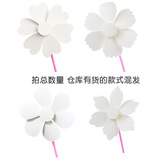 空白绘画风车 儿童手工DIY制作材料包幼儿园手绘涂色涂鸦户外玩具 空白风车(拍总数，款式混发)