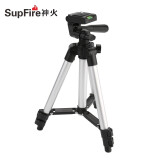 神火（SupFire）便携三脚架钓鱼灯支架铝合金万向灯架可伸缩大支架三脚架 【耐用 铝合金】三脚架